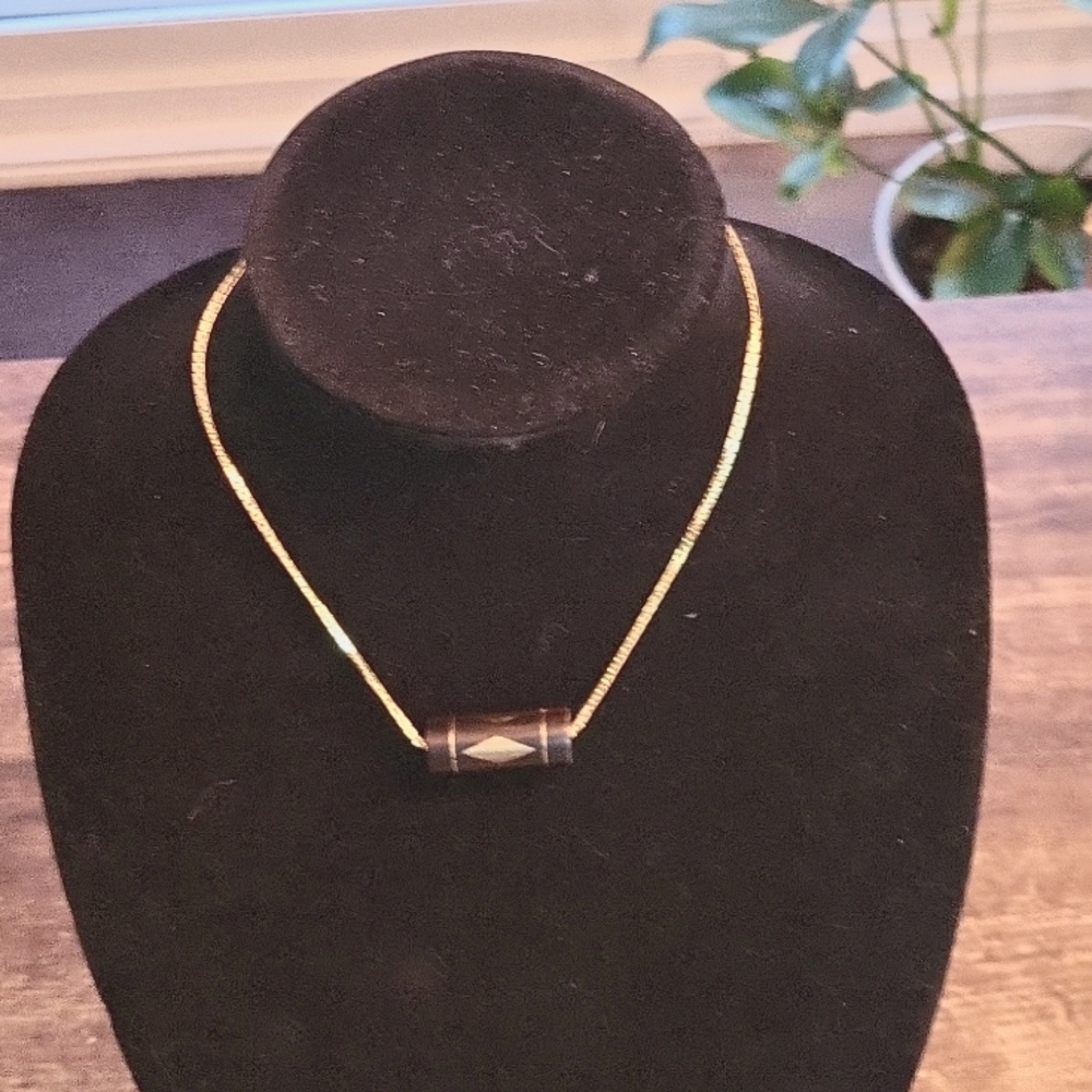 Vintage Coro Barrel Necklace